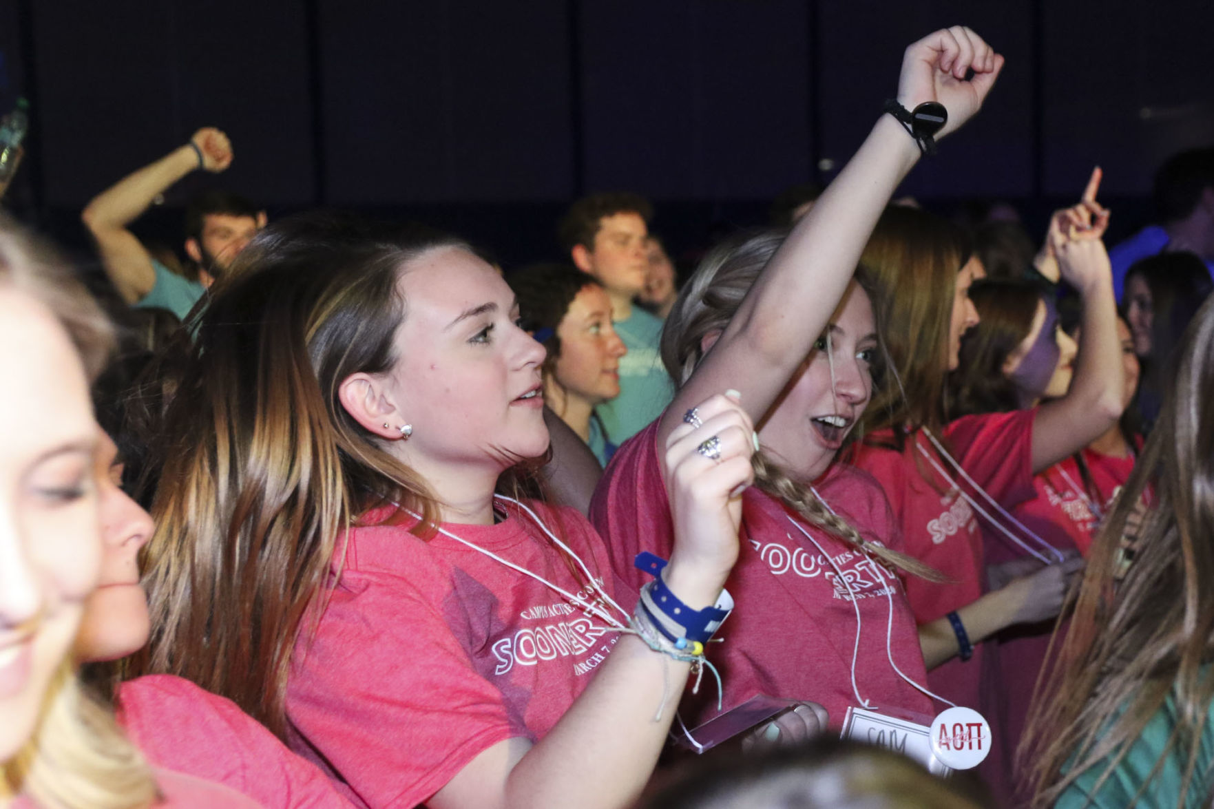 Students dance
